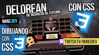 DeLorean DMC-12 (Regreso al futuro) con CSS