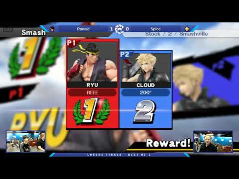 The Smash Lab 122 - Losers Finals - Ronald (Ryu) vs Spice (Cloud)