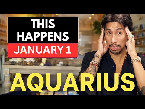 Aquarius ♒️ On January 1st Your Life Will Change FOREVER ✨ Tarot Reading THIS HAPPENS JANUARY 1