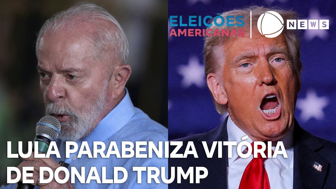 Presidente Lula parabeniza vitória de Donald Trump