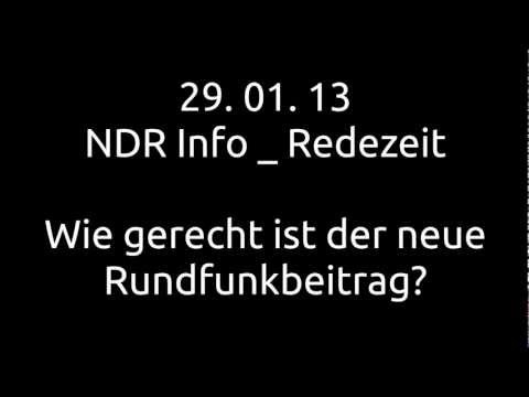 NDR Info | Redezeit | Haushaltsabgabe