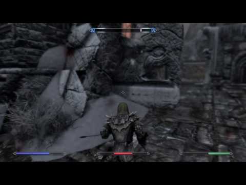 Dragonborn vs Ebony Warrior - Skyrim Special Edition Remastered