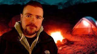 ASMR Let's Go Camping ⛺ Rain & Campfire Sounds - Ghost Stories