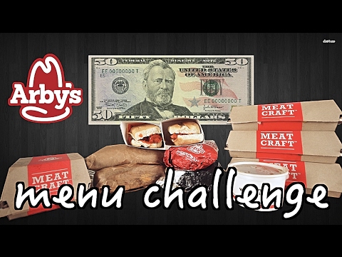 ARBY'S $50 MENU CHALLENGE