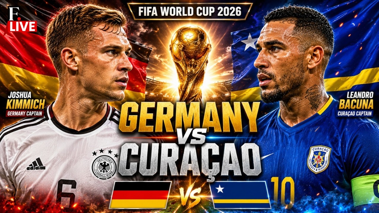 🔴 FIFA World Cup 2026 LIVE: Germany vs Curaçao | FIFA Group E Clash | Jamal Musiala | Leandro Bacuna