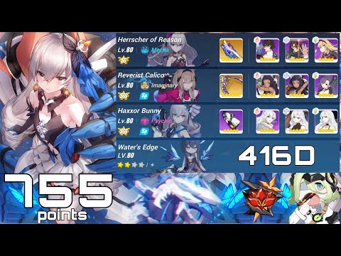 [Honkai Impact 3 SEA] EX Abyss RL (416D) - Benares (Ice) [755 pts] HR(SS0) HB(SSS) RC(SSS) Wedges 2*
