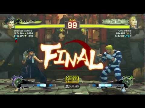 SSF4 AE God Palkia (Cody) Vs SneakySlacker21(Makoto)