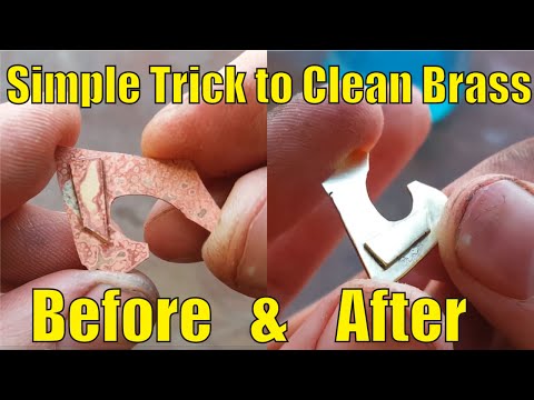 Simple Trick to Clean Brass After Soldering