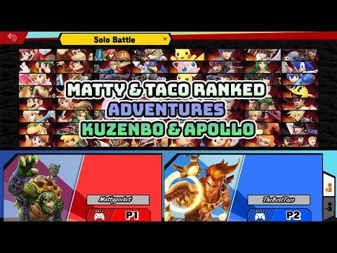 Matty & Taco Ranked Adventures - Kuzenbo & Apollo | Smite Masters/GM Ranked