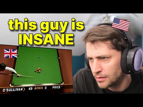American reacts to Fastest 147 in Snooker History (Ronnie O'Sullivan)