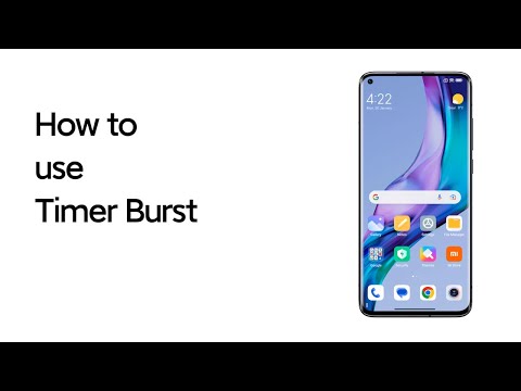 How to use Timer Burst