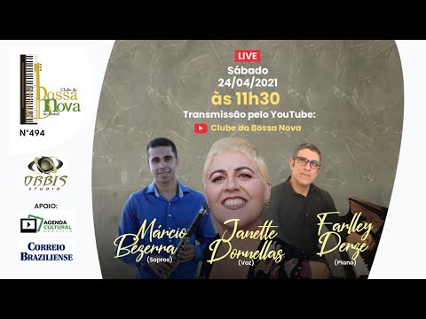 LIVE Janette Dornellas -  Farlley Derze (piano) e Márcio Bezerra (sopros)