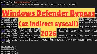 Indirect Syscall with Acheron in Golang (Bypass Windows Defender on Windows 11)