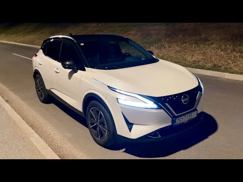Nissan QASHQAI 2022 - MATRIX LED lights test & demonstration at night