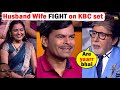 Kaun Banega Crorepati 15 Amitabh Bachchan SHocked Husband Wife Fight On Set KBC