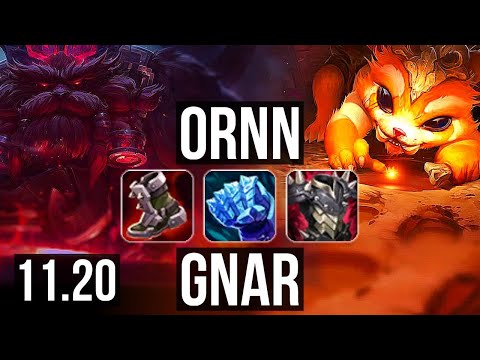 ORNN vs GNAR (TOP) | 3/1/10, 600+ games | BR Master | v11.20