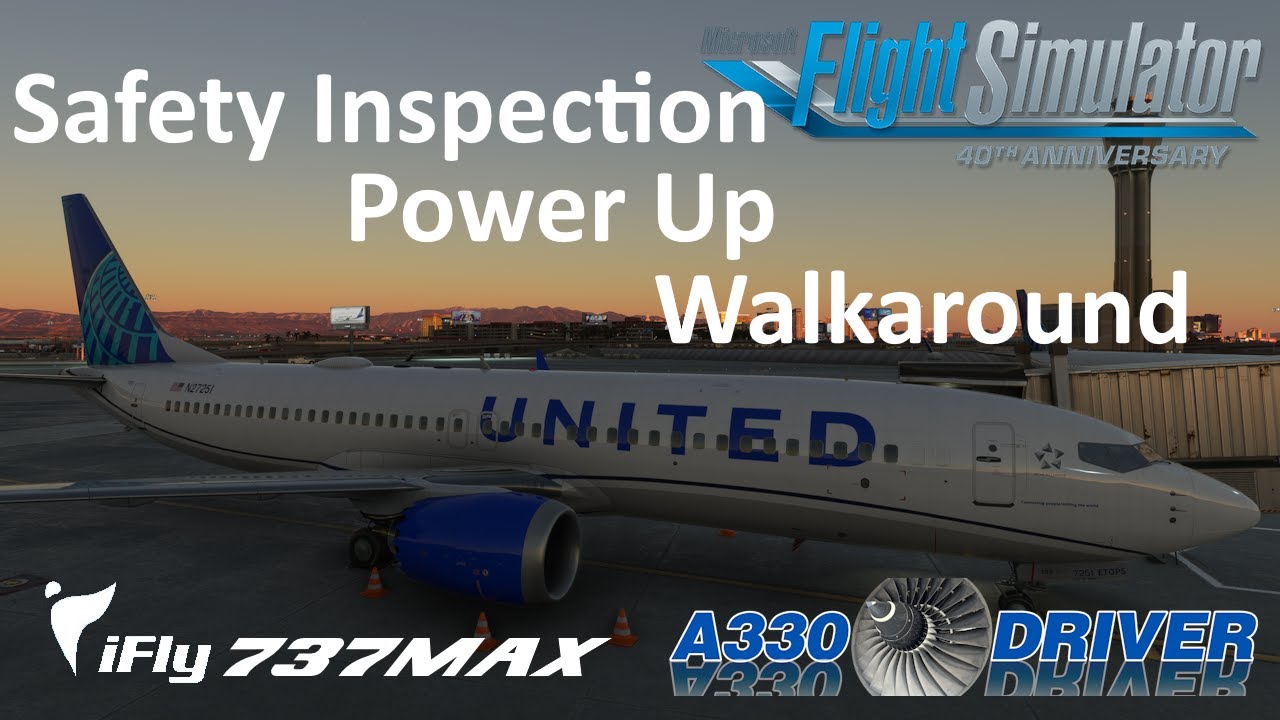 iFly 737 MAX Tutorial 1: Safety Inspection, Electrical Power Up & Walkaround | Real 737 Pilot