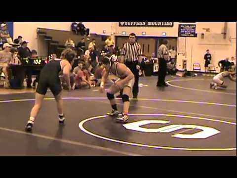 125 lb Drew Bloss Cornwall vs NYS State Champion Jamie Franco 2008 Kohl Tournament Finals