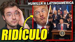 TRUMP HUMILLA A LATINOAMÉRICA EN SU CAMPO DE GOLF. Y ELLOS APLAUDIENDO.