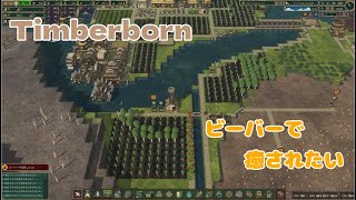 【Timberborn】#5 ビーバーで癒されたい