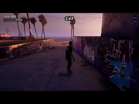 How to Tailslide the Venice Ledge on Venice Beach in THPS