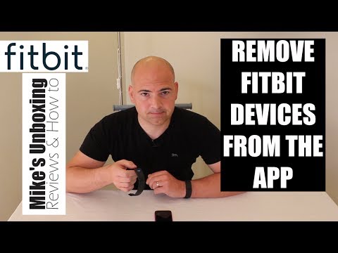 How To Remove Fitbit Device From The Fitbit Iphone App ...
