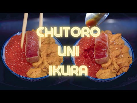 Sushi Lab: Making the Ultimate Chutoro, Uni, and Ikura Kaisendon Feast at home
