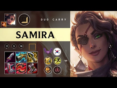 Samira ADC vs Jhin - KR Master Patch 26.02