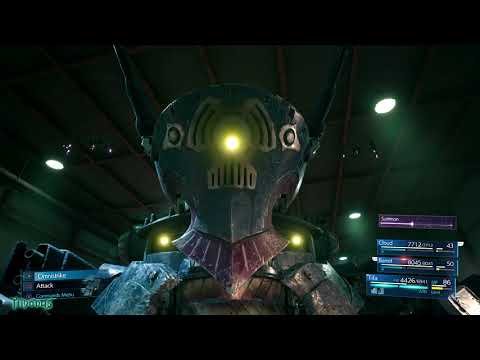 Final Fantasy VII Remake - Boss #3: Crab Warden Hard Mode (Japanese Voices)