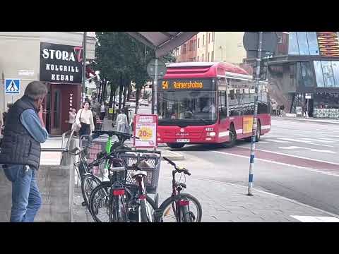 Buss 54 Ankommer Hornstull (Extra Video)