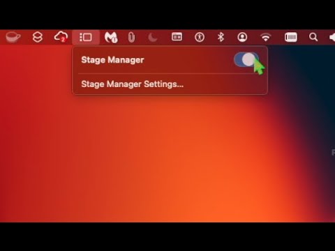 How to Add Stage Manager Icon to Menu Bar on macOS Ventura