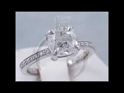 1.82 ctw Cushion Cut Diamond Engagement Ring - BigDiamondsUSA