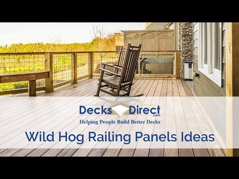 Hog Panel Hog Wire Deck Railing