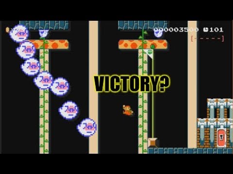 Tricky Level With A Nasty Surprise At The End! Super Mario Maker Raisins for Hallowe'en