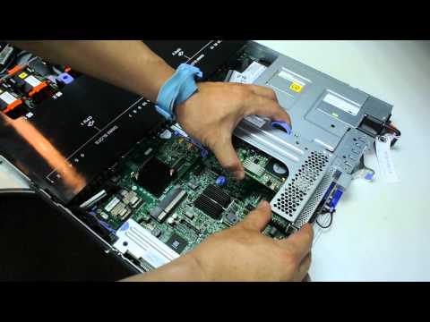 IBM System x3550 M4 Install PCI Riser Card Assembly