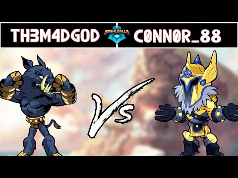 TH3M4DG0D vs C0NN0R_88 - Brawlhalla - NA - Ranked #9