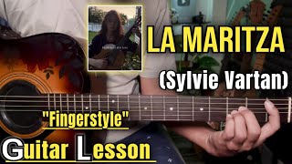 La Maritza - Sylvie Vartan | Guitar Lesson | Fingerstyle Guitar Lesson | (elledavis)