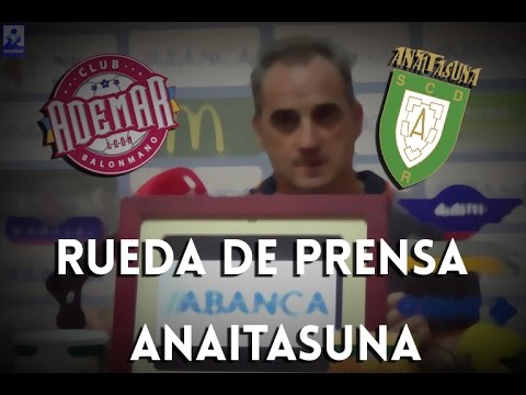 Rueda de prensa de Rafa Guijosa después del partido contra Helvetia Anaitasuna (28 - 26)