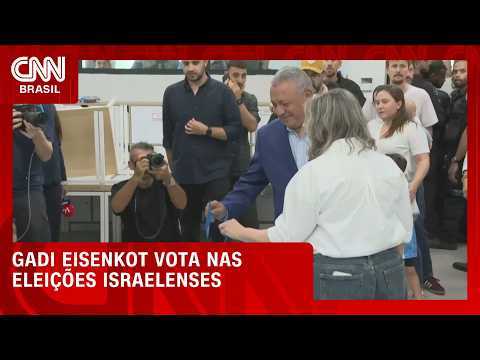 Opositor de Netanyahu vota nas eleições de Israel; veja | CNN NOVO DIA