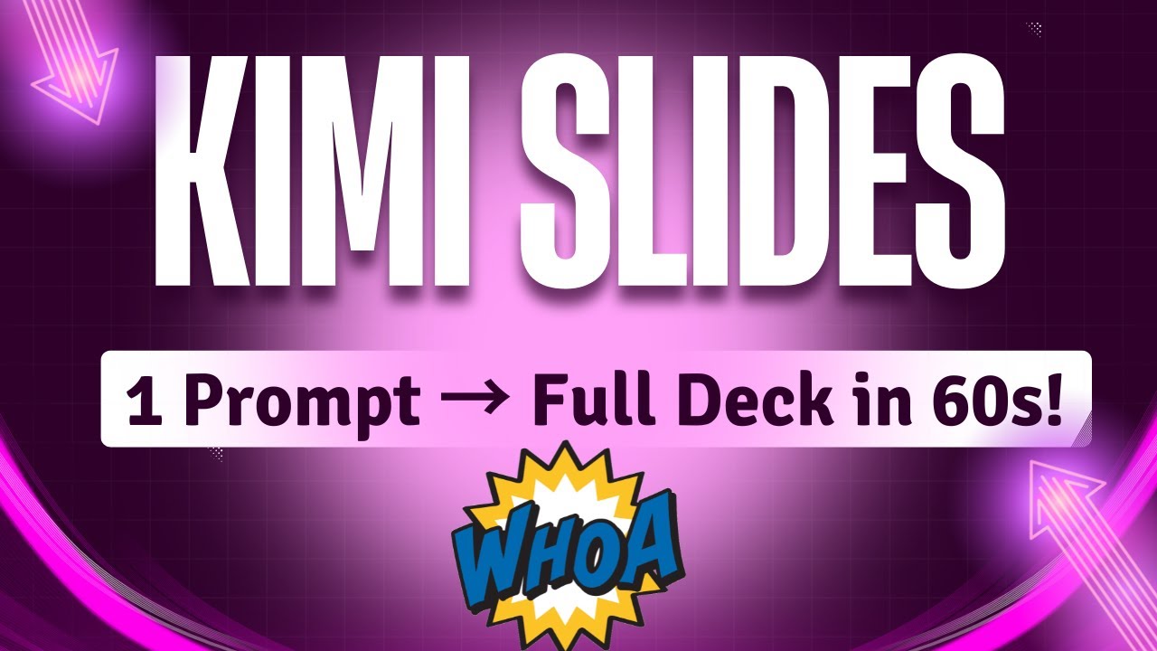 KIMI Slides - Typed a Prompt & Got a Perfect Presentation in 60 Seconds