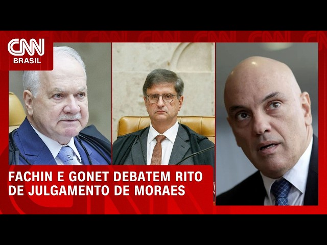 Fachin e Gonet debatem rito de julgamento de Alexandre de Moraes; entenda | HORA H