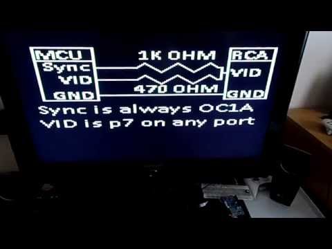 Demo Libreria TVout Arduino