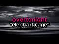 Overtonight Elephant Cage Lyrics
