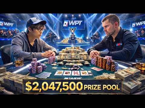 $1,023,750 on the Line in the FINAL HAND of the WPT 100K Super High Roller