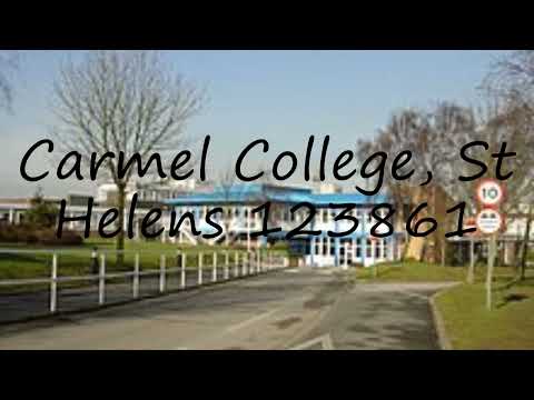 How to pronounce Carmel College, St Helens    123861 in English?
