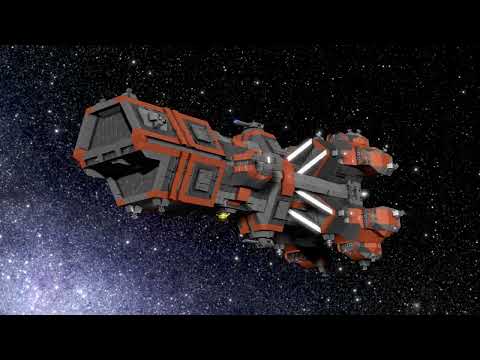 LACN Cerberus Class - Gatling Railgun Fire Demonstration