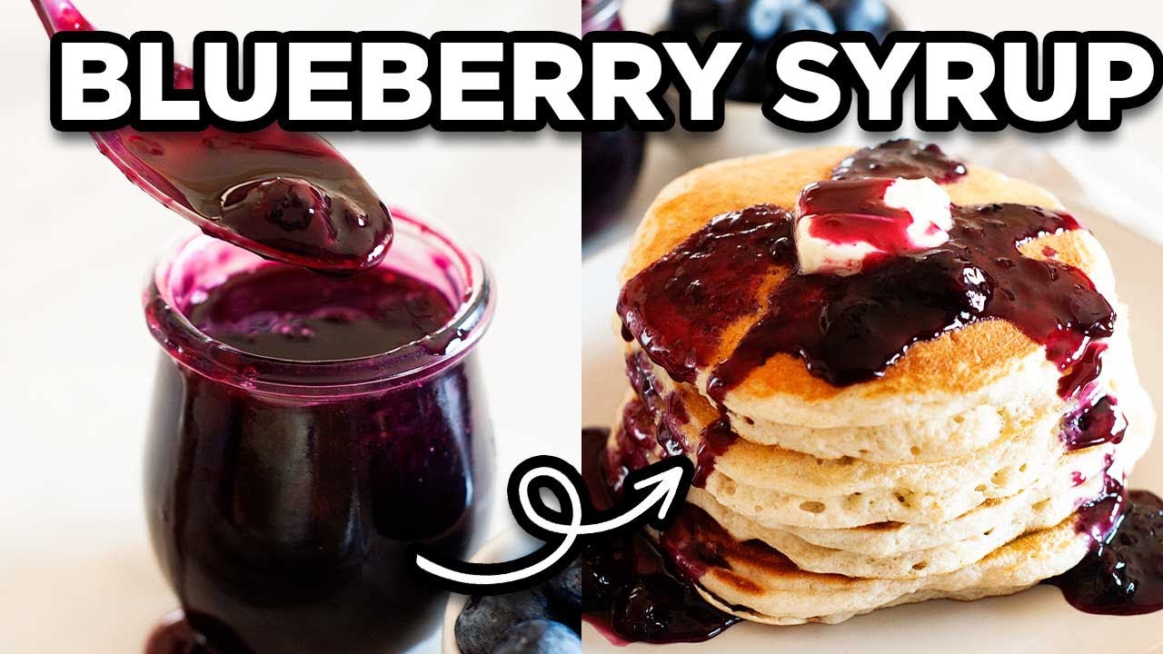 Homemade Blueberry Syrup for Pancakes | IHOP Copycat Recipe