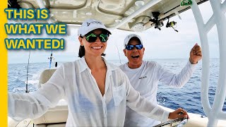 Elizabeth at the Helm, Tuna on Deck | Offshore Mahi & Tuna Flashback Friday