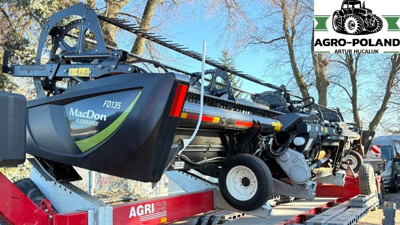 MACDON FD 135 FlexDraper - 2021 - 10,7 m - Claas Lexion adaptáció
