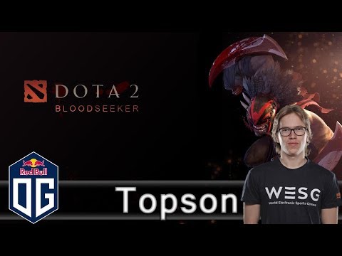OG.Topson Bloodseeker Gameplay - Ranked Match - OG Dota 2.